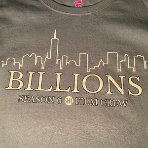 Showtime Billions Season 6 Film Crew Grip & Lighting T-Shirt Size Small
